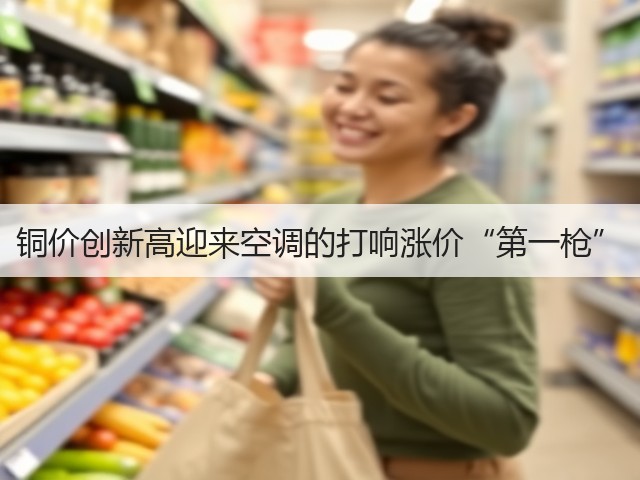 铜价创新高迎来空调的打响涨价“第一枪”(图1) 铜价创新高迎来空调的打响涨价“第一枪”(图1)