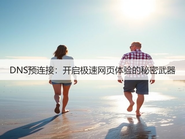 DNS预连接:开启极速网页体验的秘密武器(图1) DNS预连接:开启极速网页体验的秘密武器(图1)