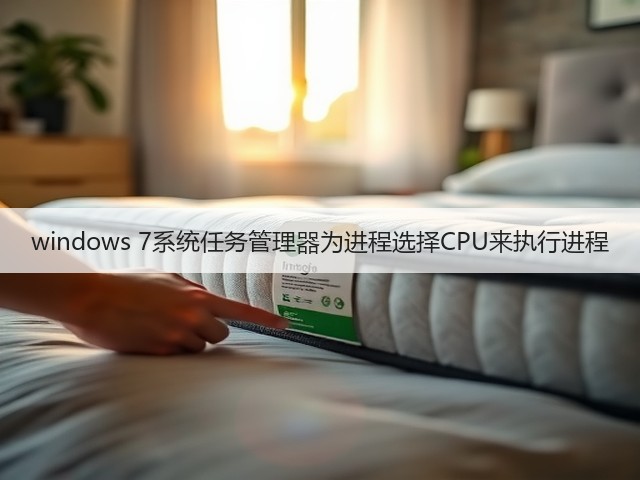 windows 7系统任务管理器为进程选择CPU来执行进程(图3) windows 7系统任务管理器为进程选择CPU来执行进程(图3)