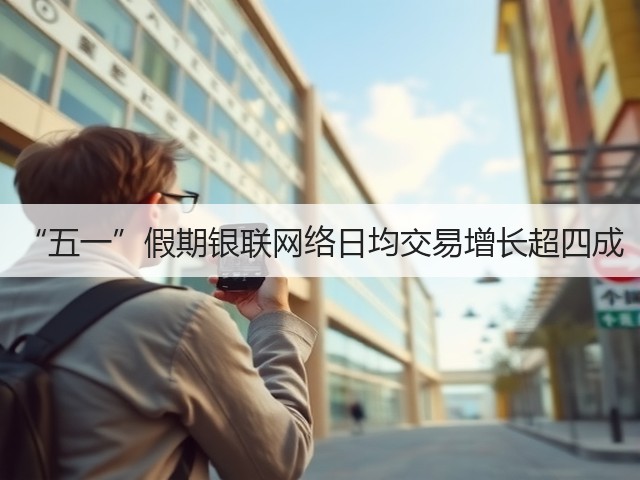 “五一”假期银联网络日均交易增长超四成(图3) “五一”假期银联网络日均交易增长超四成(图3)