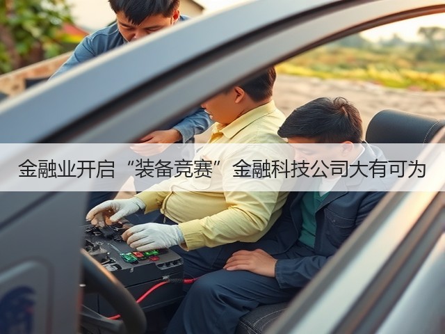 金融业开启“装备竞赛”金融科技公司大有可为(图2) 金融业开启“装备竞赛”金融科技公司大有可为(图2)