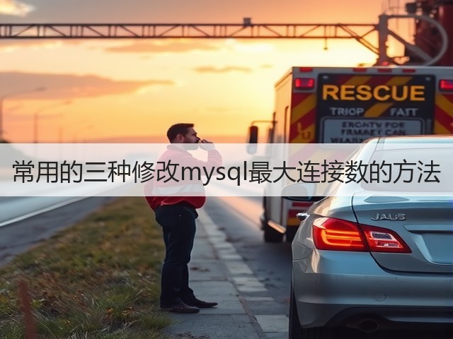 常用的三种修改mysql最大连接数的方法(图1) 常用的三种修改mysql最大连接数的方法(图1)