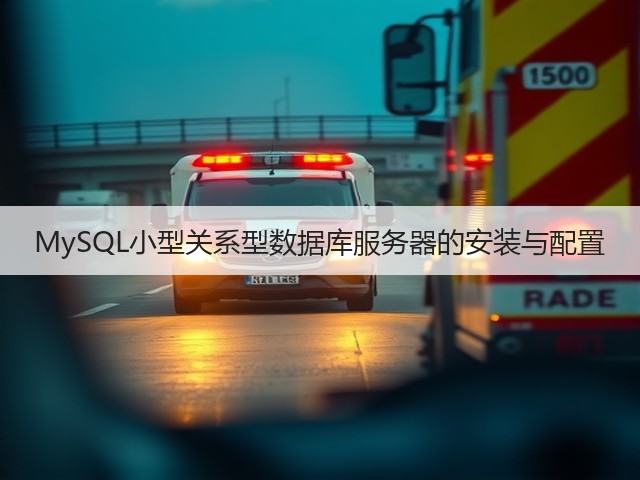 MySQL小型关系型数据库服务器的安装与配置(图3) MySQL小型关系型数据库服务器的安装与配置(图3)