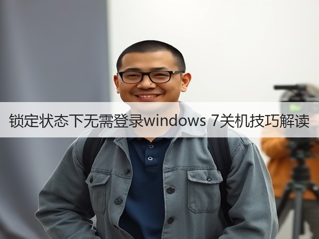 锁定状态下无需登录windows 7关机技巧解读(图3) 锁定状态下无需登录windows 7关机技巧解读(图3)