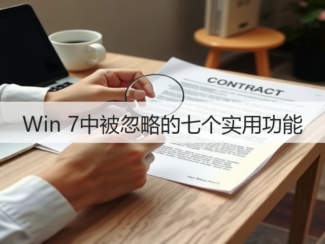 Win 7中被忽略的七个实用功能(图2) Win 7中被忽略的七个实用功能(图2)