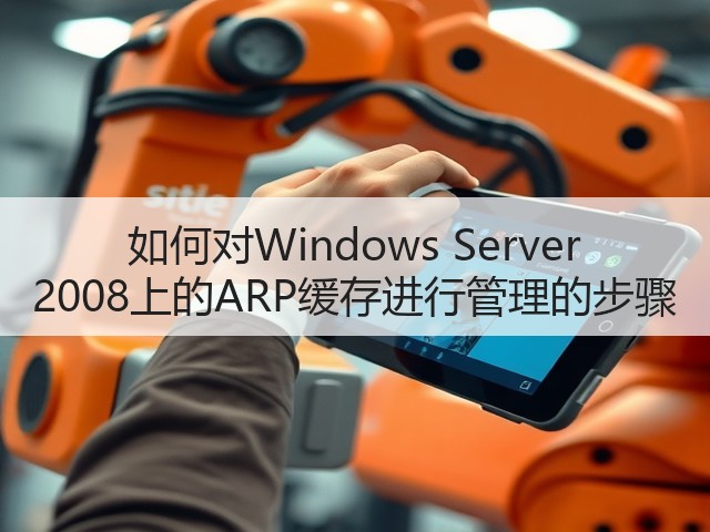 如何对Windows Server 2008上的ARP缓存进行管理的步骤(图2)