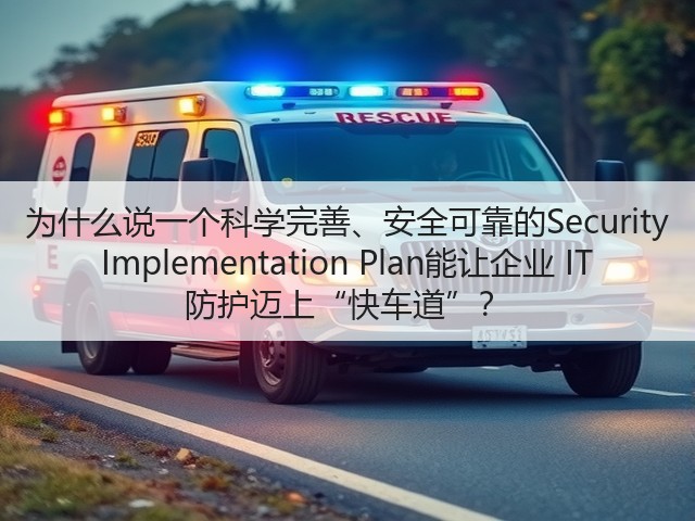 为什么说一个科学完善、安全可靠的Security Implementation Plan能让企业 IT 防护迈上“快车道”?(图3) 为什么说一个科学完善、安全可靠的Security Implementation Plan能让企业 IT 防护迈上“快车道”?(图3)