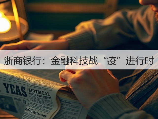浙商银行:金融科技战“疫”进行时(图1) 浙商银行:金融科技战“疫”进行时(图1)