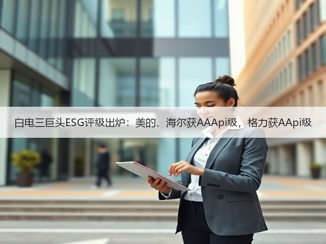白电三巨头ESG评级出炉:美的、海尔获AAApi级,格力获AApi级(图3) 白电三巨头ESG评级出炉:美的、海尔获AAApi级,格力获AApi级(图3)