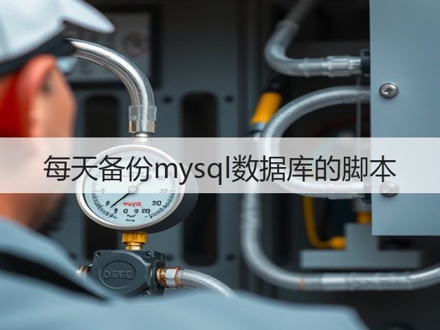 每天备份mysql数据库的脚本(图2) 每天备份mysql数据库的脚本(图2)