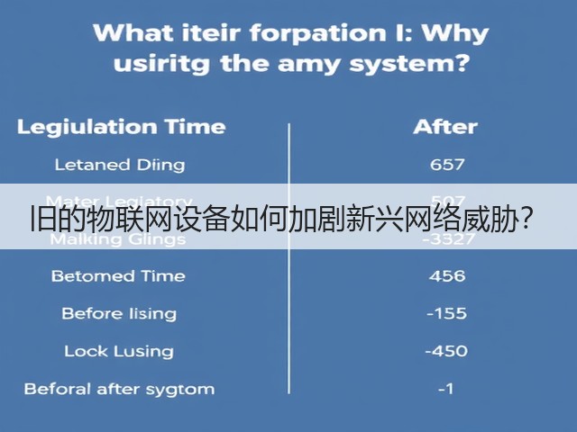 旧的物联网设备如何加剧新兴网络威胁?(图1) 旧的物联网设备如何加剧新兴网络威胁?(图1)