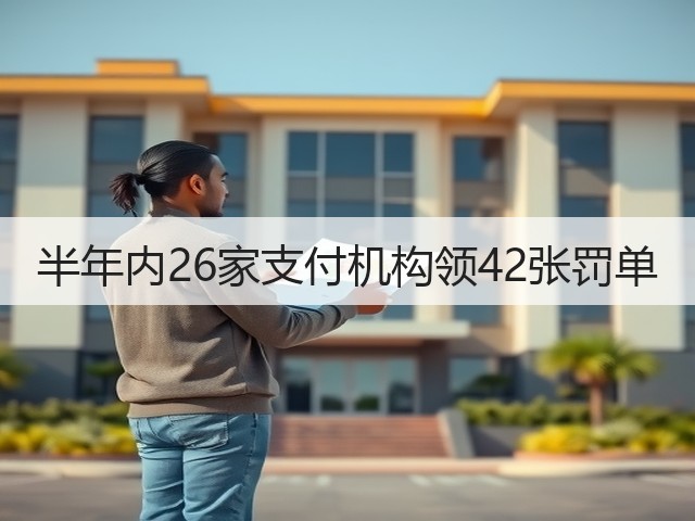 半年内26家支付机构领42张罚单(图1) 半年内26家支付机构领42张罚单(图1)