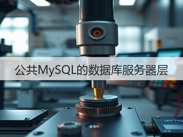 公共MySQL的数据库服务器层(图1) 公共MySQL的数据库服务器层(图1)