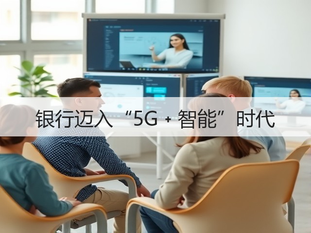 银行迈入“5G﹢智能”时代(图1) 银行迈入“5G﹢智能”时代(图1)