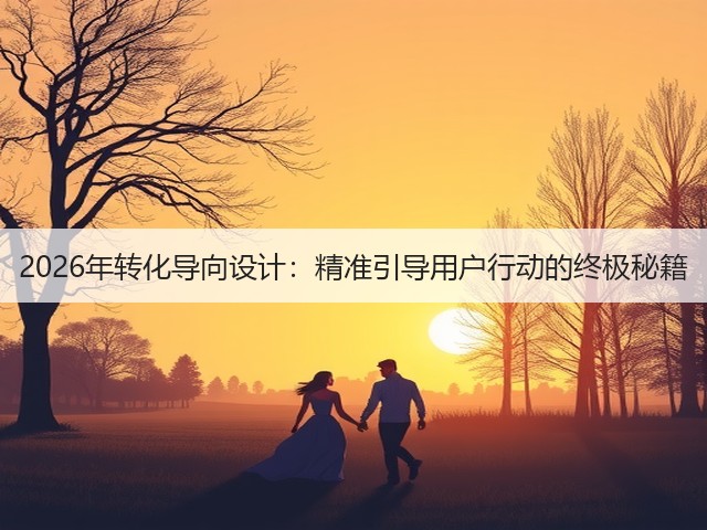 2026年转化导向设计:精准引导用户行动的终极秘籍(图3) 2026年转化导向设计:精准引导用户行动的终极秘籍(图3)