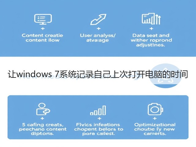 让windows 7系统记录自己上次打开电脑的时间(图2) 让windows 7系统记录自己上次打开电脑的时间(图2)