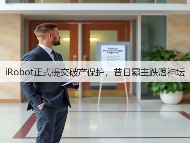 iRobot正式提交破产保护,昔日霸主跌落神坛(图1) iRobot正式提交破产保护,昔日霸主跌落神坛(图1)