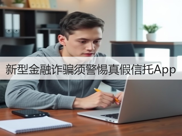 新型金融诈骗须警惕真假信托App(图3) 新型金融诈骗须警惕真假信托App(图3)