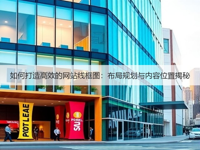 如何打造高效的网站线框图:布局规划与内容位置揭秘(图1) 如何打造高效的网站线框图:布局规划与内容位置揭秘(图1)