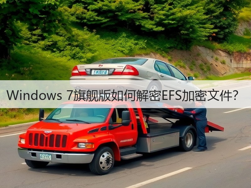 Windows 7旗舰版如何解密EFS加密文件？ - 诺云路远科技资讯网