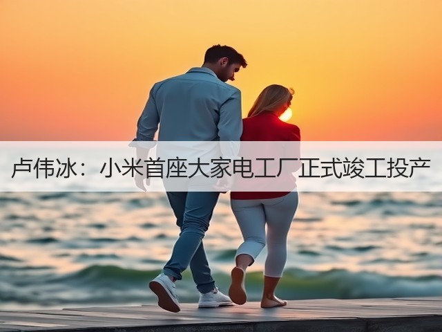 卢伟冰:小米首座大家电工厂正式竣工投产(图3) 卢伟冰:小米首座大家电工厂正式竣工投产(图3)