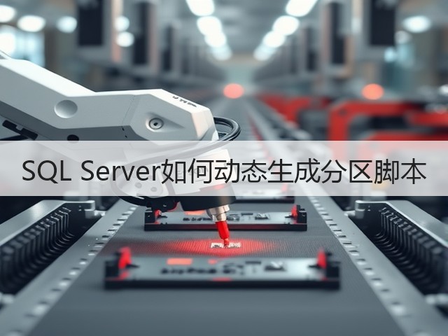SQL Server如何动态生成分区脚本(图1) SQL Server如何动态生成分区脚本(图1)