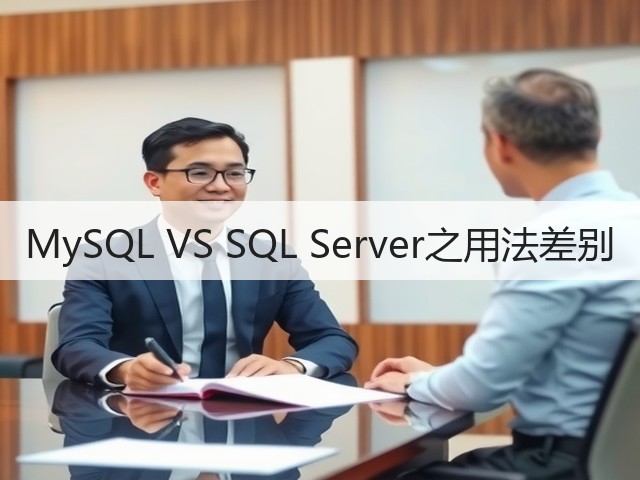 MySQL VS SQL Server之用法差别(图1)
