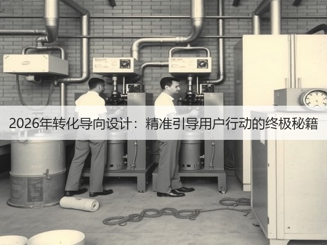 2026年转化导向设计:精准引导用户行动的终极秘籍(图2) 2026年转化导向设计:精准引导用户行动的终极秘籍(图2)