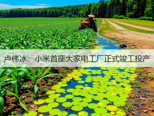 卢伟冰:小米首座大家电工厂正式竣工投产(图1) 卢伟冰:小米首座大家电工厂正式竣工投产(图1)