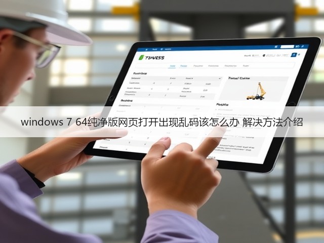 windows 7 64纯净版网页打开出现乱码该怎么办 解决方法介绍(图3) windows 7 64纯净版网页打开出现乱码该怎么办 解决方法介绍(图3)