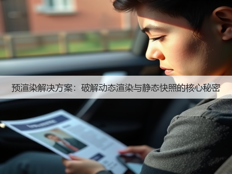预渲染解决方案：破解动态渲染与静态快照的核心秘密 - 诺云路远科技资讯网
