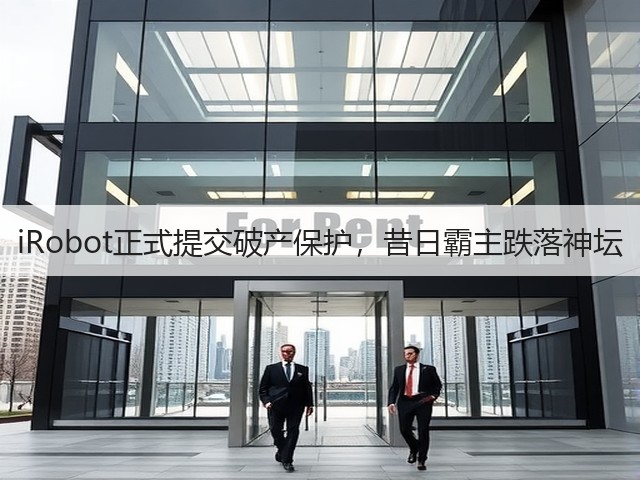 iRobot正式提交破产保护,昔日霸主跌落神坛(图1) iRobot正式提交破产保护,昔日霸主跌落神坛(图1)