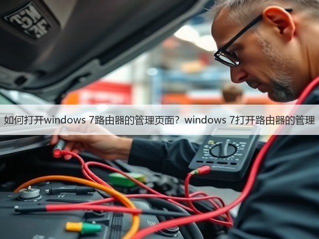 如何打开windows 7路由器的管理页面?windows 7打开路由器的管理(图2) 如何打开windows 7路由器的管理页面?windows 7打开路由器的管理(图2)