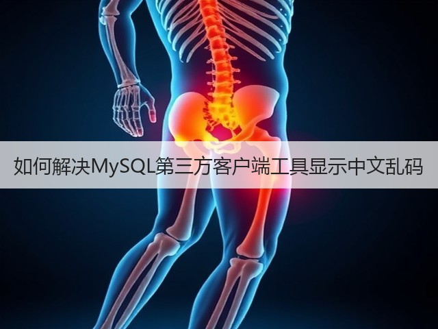 如何解决MySQL第三方客户端工具显示中文乱码(图3) 如何解决MySQL第三方客户端工具显示中文乱码(图3)