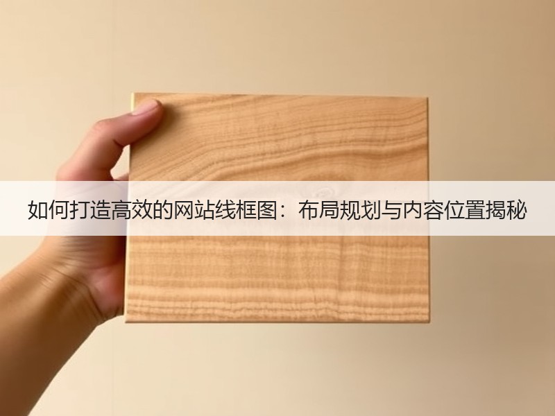 如何打造高效的网站线框图：布局规划与内容位置揭秘 - 诺云路远科技资讯网