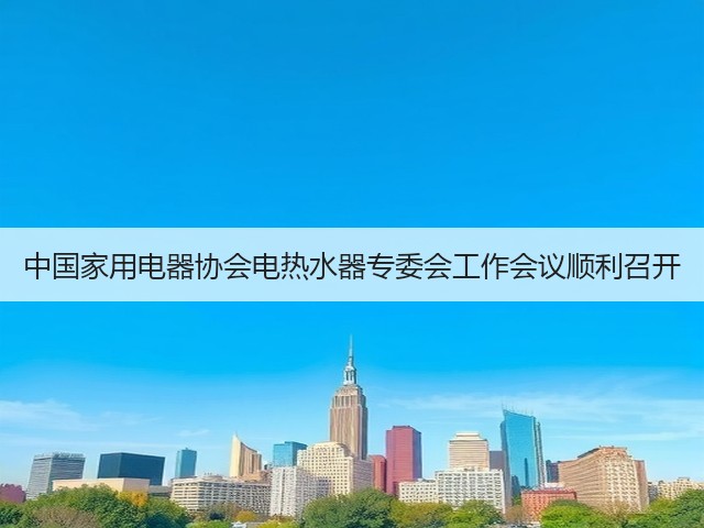 中国家用电器协会电热水器专委会工作会议顺利召开(图2) 中国家用电器协会电热水器专委会工作会议顺利召开(图2)
