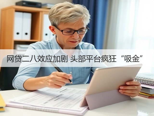 网贷二八效应加剧 头部平台疯狂“吸金”(图1) 网贷二八效应加剧 头部平台疯狂“吸金”(图1)