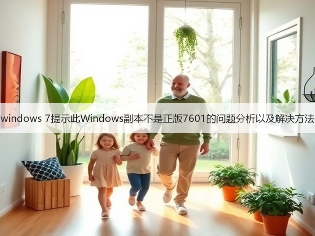 windows 7提示此Windows副本不是正版7601的问题分析以及解决方法(图3) windows 7提示此Windows副本不是正版7601的问题分析以及解决方法(图3)
