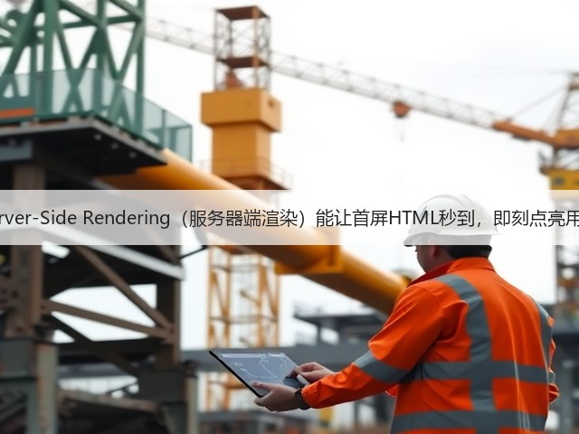 为什么Server-Side Rendering(服务器端渲染)能让首屏HTML秒到,即刻点亮用户心智?(图2) 为什么Server-Side Rendering(服务器端渲染)能让首屏HTML秒到,即刻点亮用户心智?(图2)