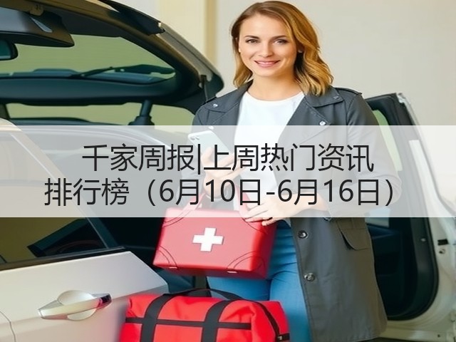 千家周报|上周热门资讯 排行榜(6月10日-6月16日)(图1) 千家周报|上周热门资讯 排行榜(6月10日-6月16日)(图1)