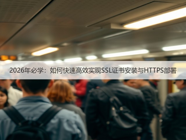 2026年必学:如何快速高效实现SSL证书安装与HTTPS部署(图1) 2026年必学:如何快速高效实现SSL证书安装与HTTPS部署(图1)