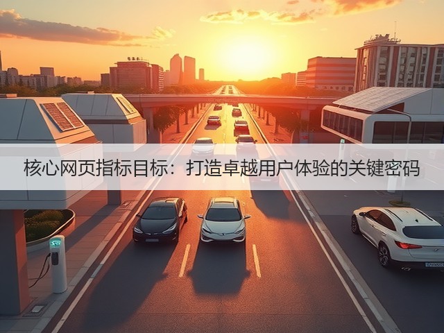核心网页指标目标:打造卓越用户体验的关键密码(图1) 核心网页指标目标:打造卓越用户体验的关键密码(图1)