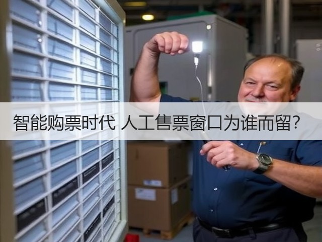 智能购票时代 人工售票窗口为谁而留？(图2)