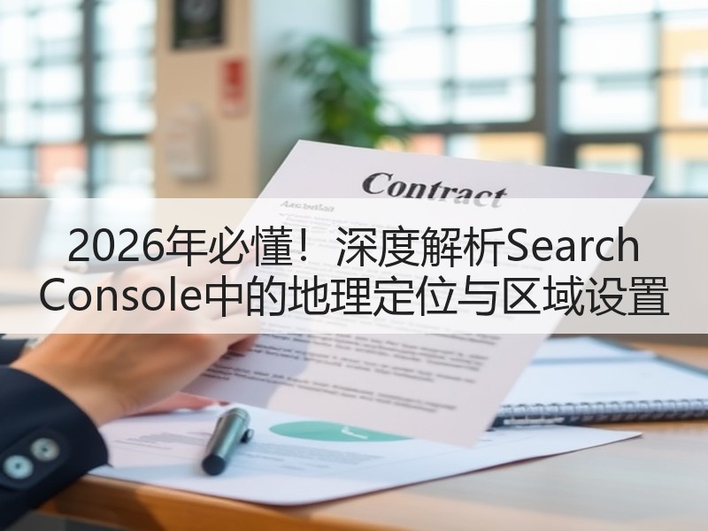 2026年必懂！深度解析Search Console中的地理定位与区域设置 - 诺云路远科技资讯网