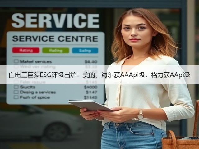 白电三巨头ESG评级出炉:美的、海尔获AAApi级,格力获AApi级(图3) 白电三巨头ESG评级出炉:美的、海尔获AAApi级,格力获AApi级(图3)