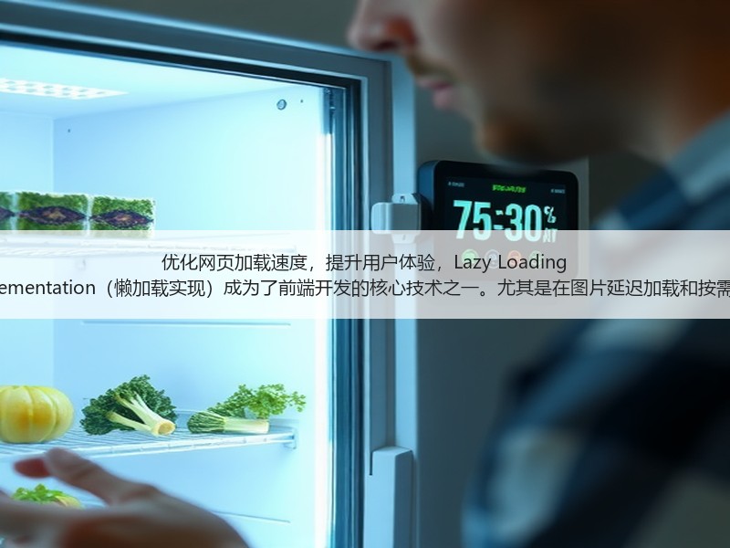 优化网页加载速度，提升用户体验，Lazy Loading Implementat - 诺云路远科技资讯网
