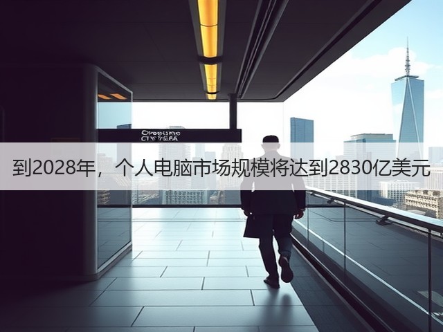 到2028年,个人电脑市场规模将达到2830亿美元(图1) 到2028年,个人电脑市场规模将达到2830亿美元(图1)