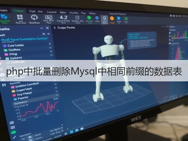 php中批量删除Mysql中相同前缀的数据表(图1) php中批量删除Mysql中相同前缀的数据表(图1)
