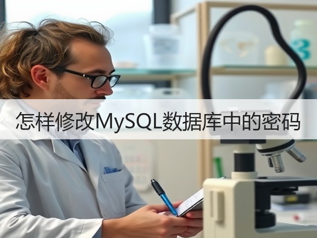 怎样修改MySQL数据库中的密码(图2)
